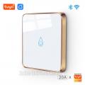 Công Tắc 20A Bình Nóng Lạnh SB01-EU Hình Vuông Wifi Smart Life Tuya