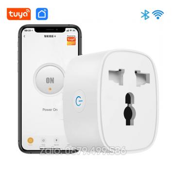 Ổ Cắm BSD61+ Wifi Thông Minh  16A Smart Life Chân Cắm Dẹt US